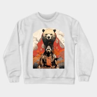 National Native American Heritage Month: The Bear Spirit Animal Crewneck Sweatshirt